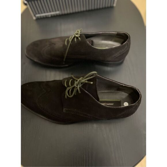 Joseph Abboud Men’s Suede Oxfords Size 13 - Picture 2 of 8